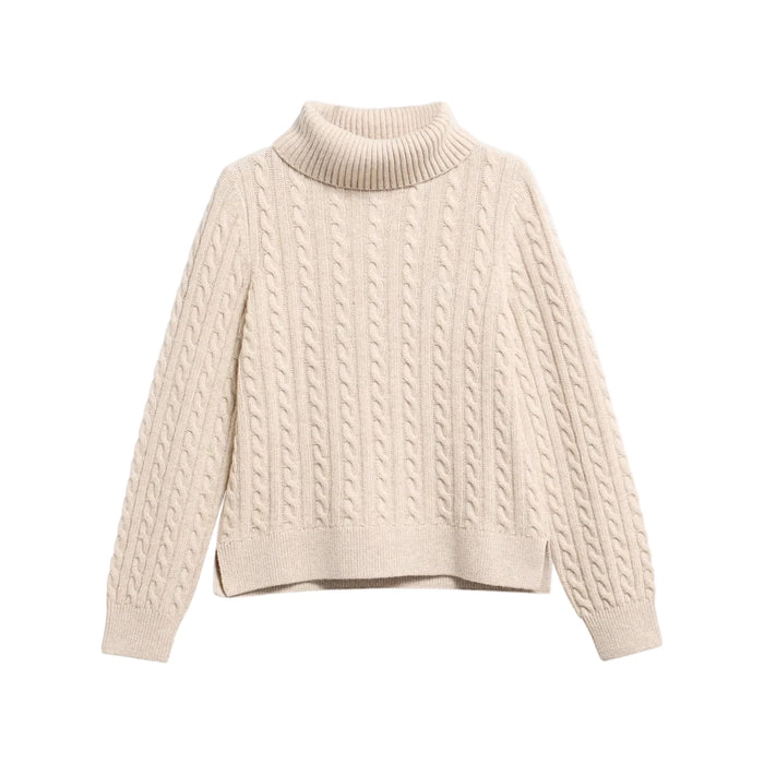 Barbour Ambleside Cable Knit Jumper -  Oatmeal