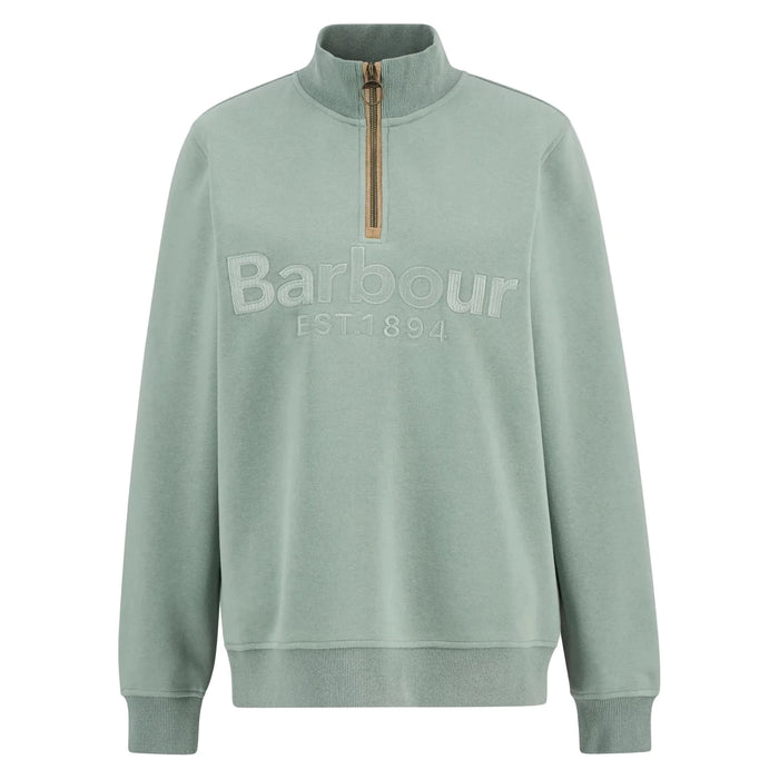 Barbour Cynthia Half Zip - Blue Sage