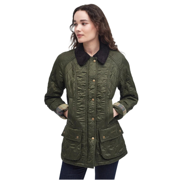 Barbour Beadnell Polarquilt Jacket - OLIVE