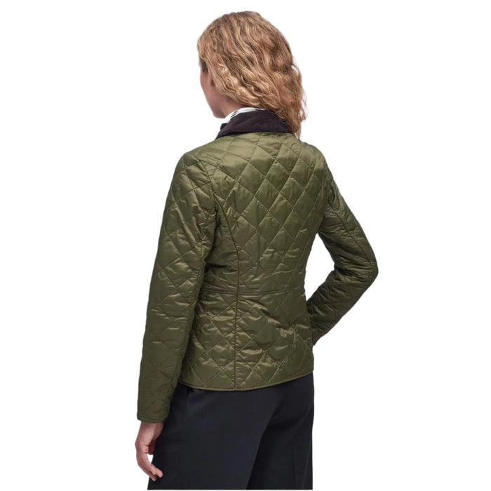 Barbour Deveron Quilt  - Olive Pale/Pink