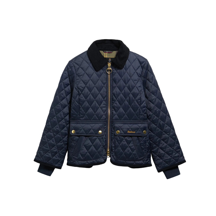 Barbour Beadnell Fitted Quilted Jacket -Navy