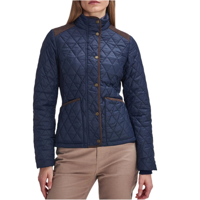 Barbour Highfield Quilted Jacket - Navy/Classic