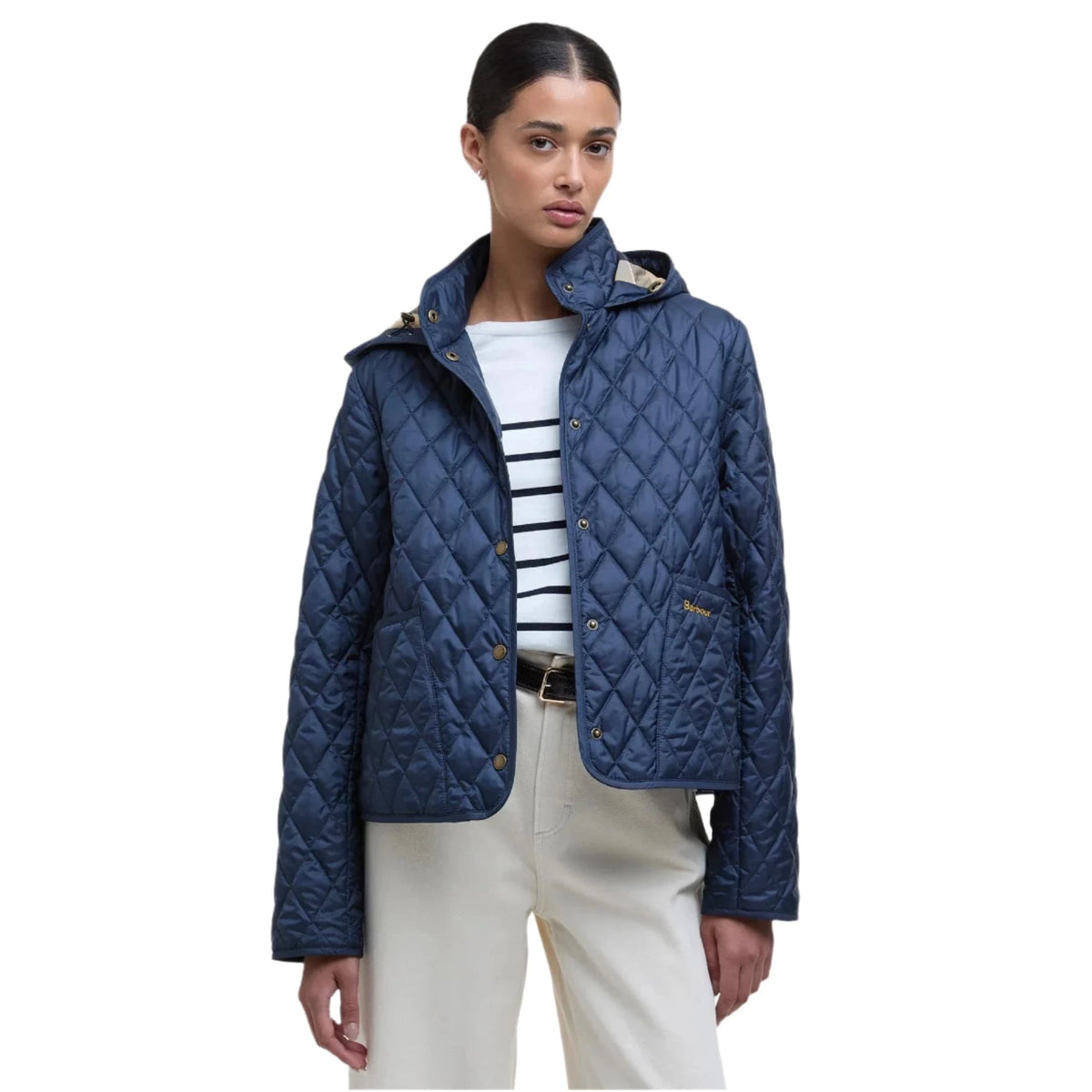 Barbour Ladies Penelope Quilt - Navy — Sportsden.ie