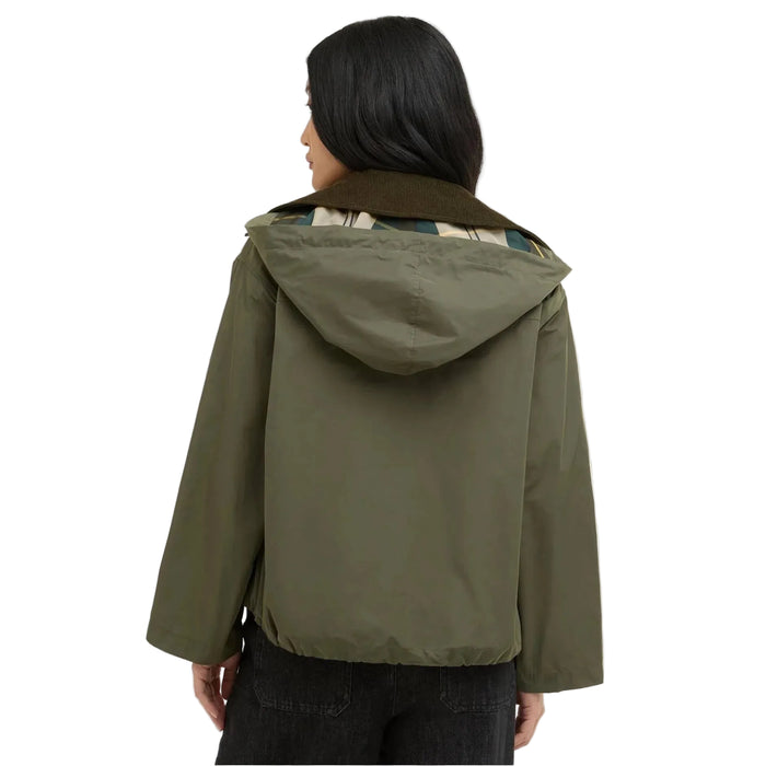 Barbour Weaver Showerproof Jacket   Ivy Greeen