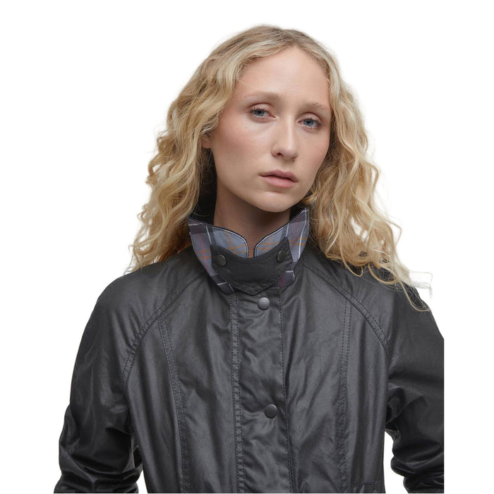 Barbour Ladies Beadnell Wax Jacket - Black