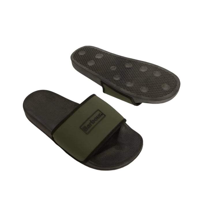 Barbour Cresswell Slider - Uniform Green