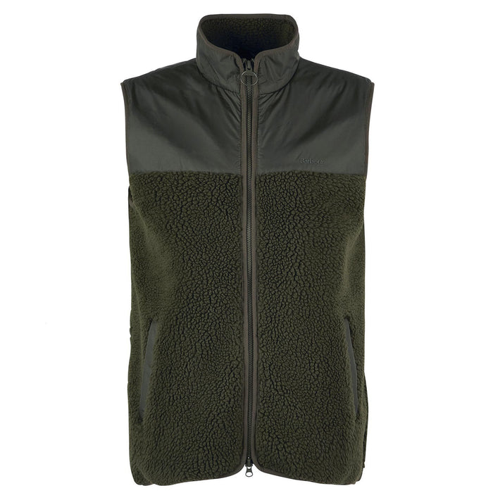 Barbour Newlan Fleece Gilet - Olive