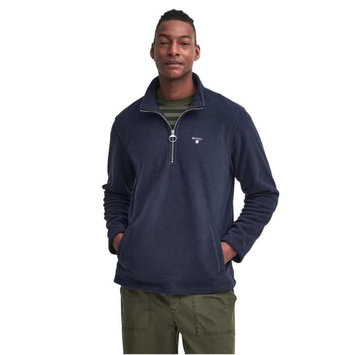 Barbour Essentials Half-Zip Fleece - Navy