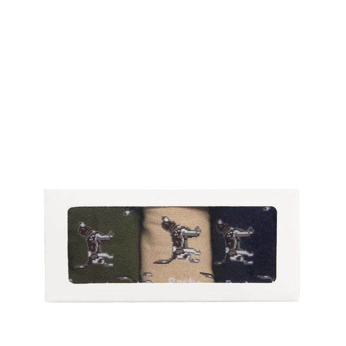 Barbour Pointer Dog Socks Gift Box