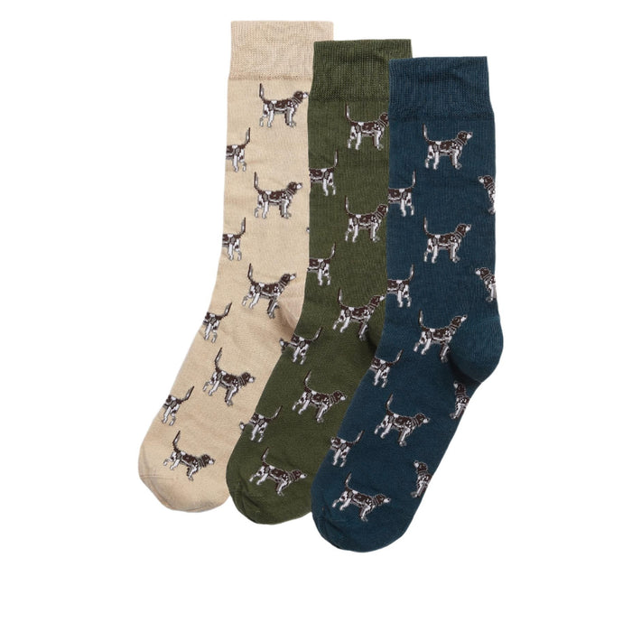 Barbour Pointer Dog Socks Gift Box