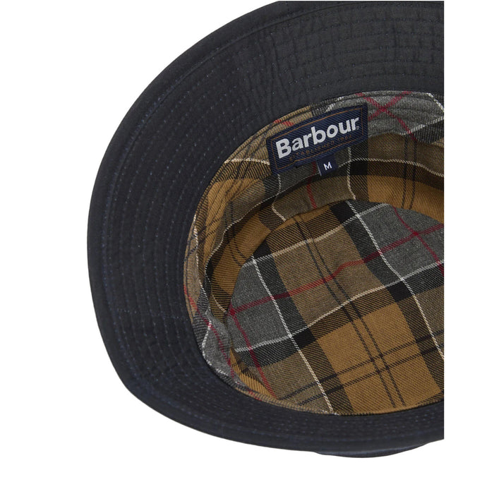 Barbour Waxed Bucket Hat - Navy