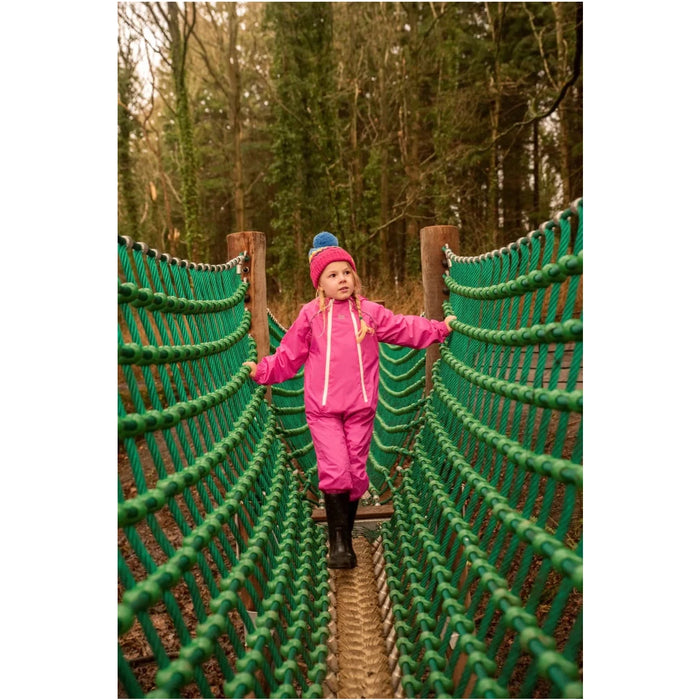 Mac In a Sac  Packable Waterproof Kids Rainsuit  Puddlesuit  Pink