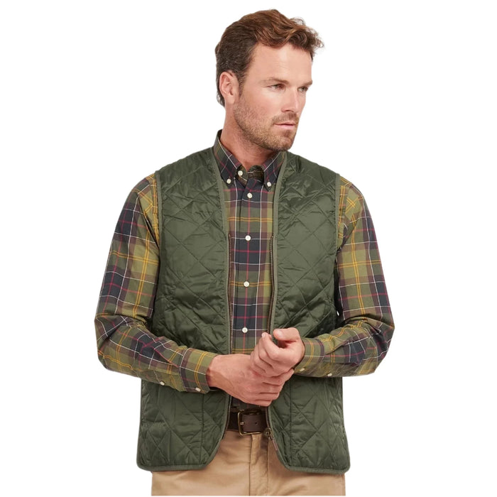 Barbour Quilted Zip-In Liner Olive/Classic