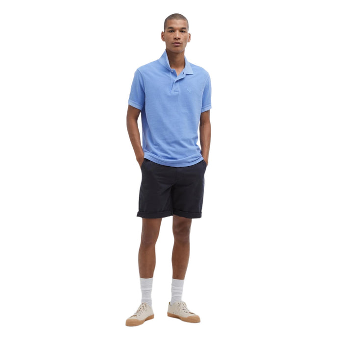 Barbour Washed Sports Polo -  Sky