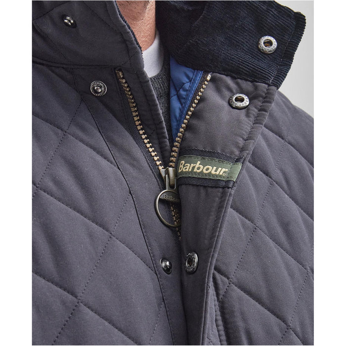 Barbour Shoveler Quilt Jacket  - Navy