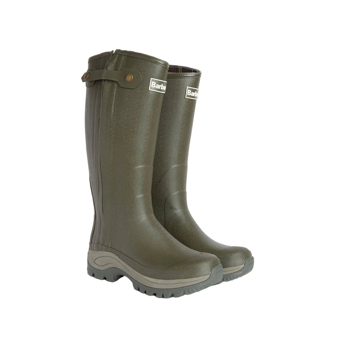 Barbour Mens Teesdale  Wellingtons  - Olive