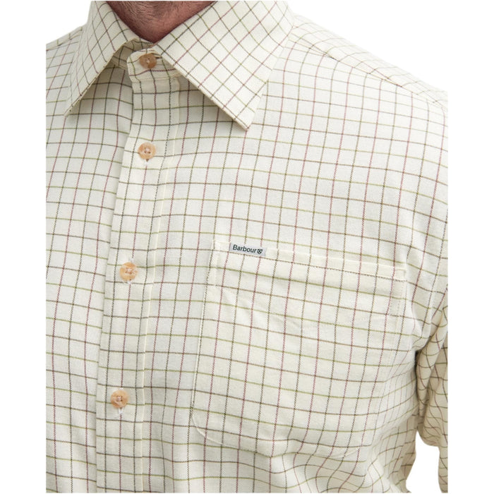 Barbour Field Tattersall Shirt - Green/Brown