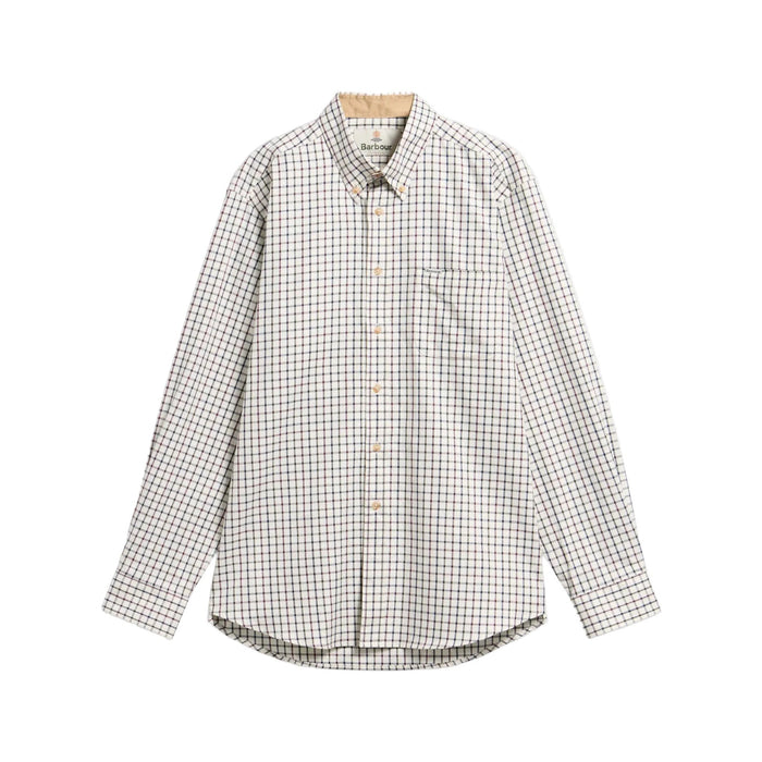 Barbour Sporting Regular Long-Sleeved Shirt - Dark Bordeaux