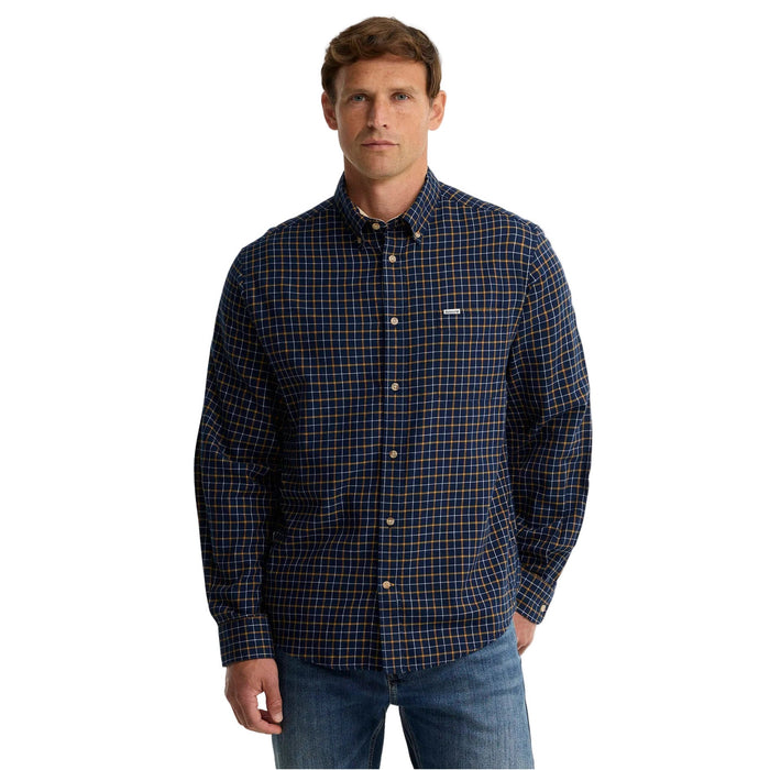 Barbour Bank Regular Long-Sleeved Shirt - Navy