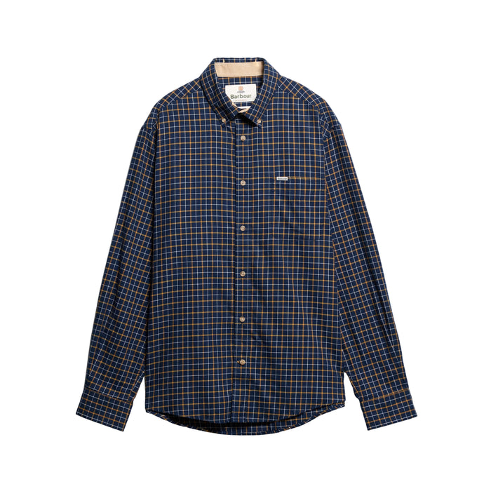 Barbour Bank Regular Long-Sleeved Shirt - Navy
