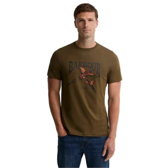 Barbour Pheasant Graphic Tailored T-Shirt - Beech