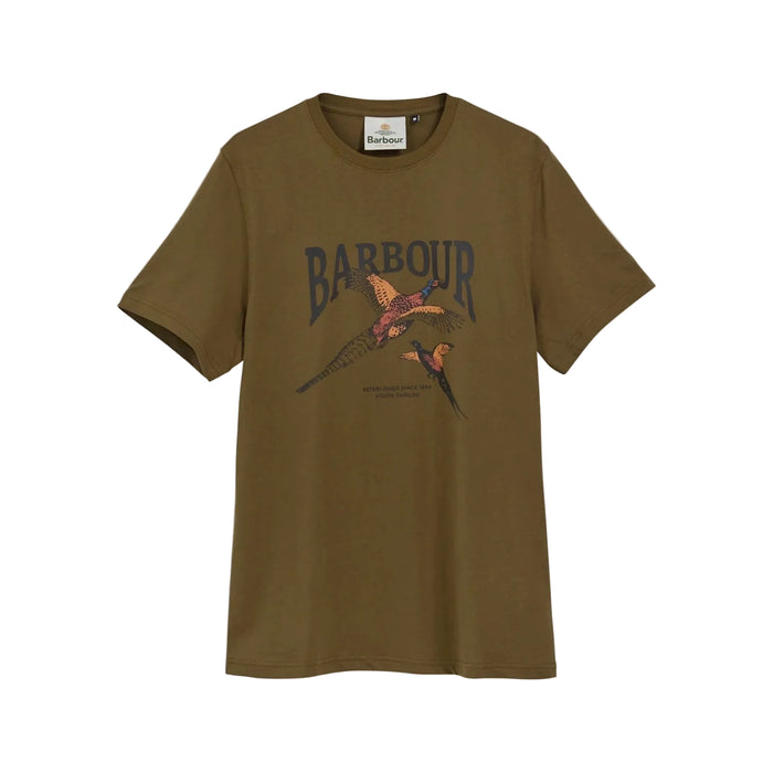 Barbour Pheasant Graphic Tailored T-Shirt - Beech