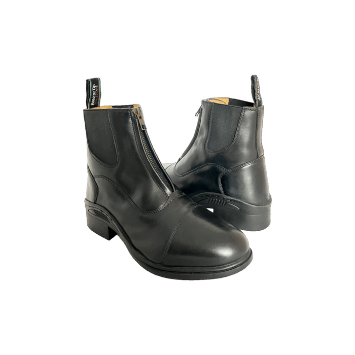 Breeze Up Leather Parade Ring Boot - Black