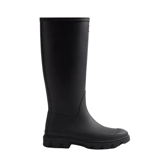 Hunter Downpour Tall Wellington  - Black Ladies