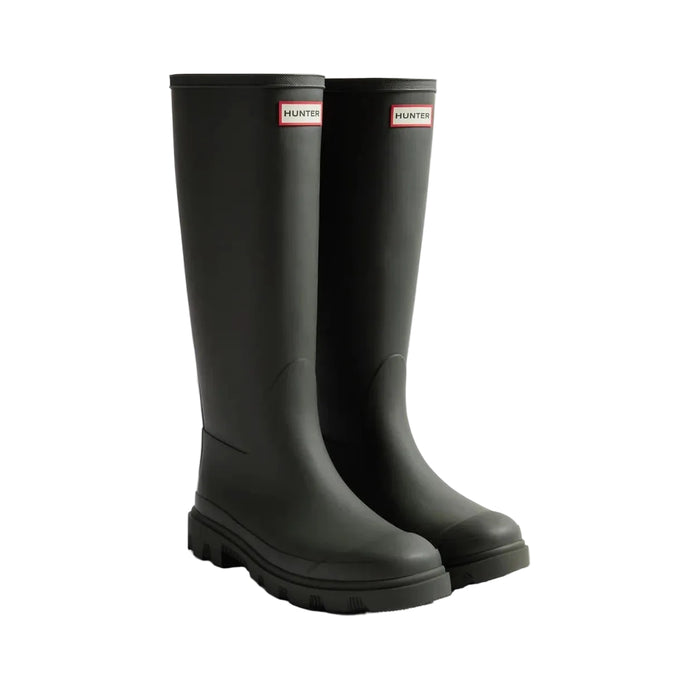 Hunter Downpour Tall Wellington  - Dark Olive  Ladies