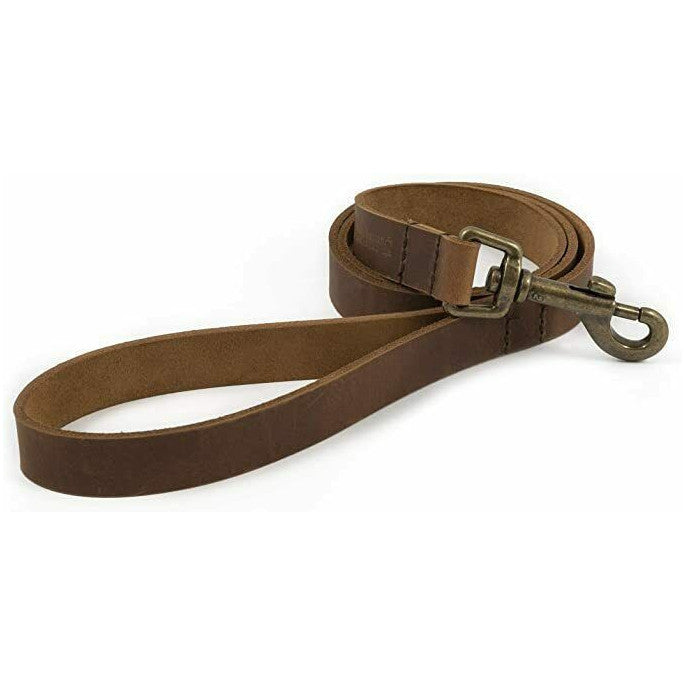 Bisley Dog Lead Heritage Leather Chetnut  1.3m x 19mm