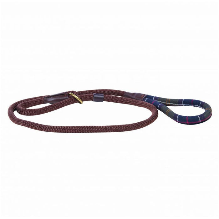 Barbour Tartan Trimmed Slip Dog  Lead