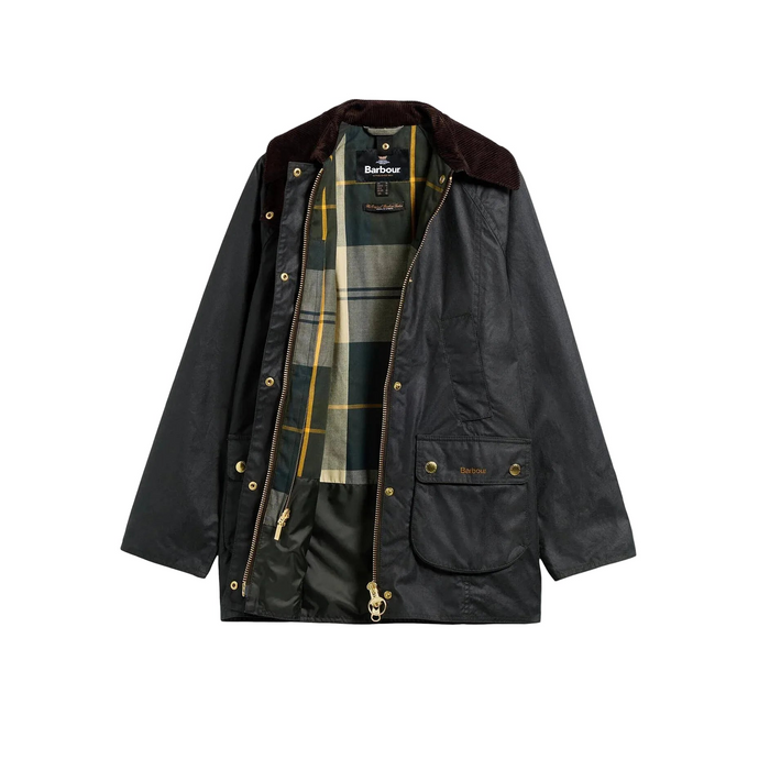 Barbour Modern Beadnell Wax Jacket - Sage-Ancient)