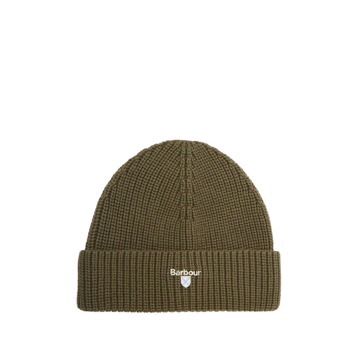 Barbour Cascade Knitted  Beanie  - Olive