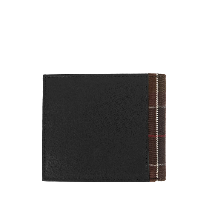 Barbour Leather Tartan Wallet & Card Holder - Black