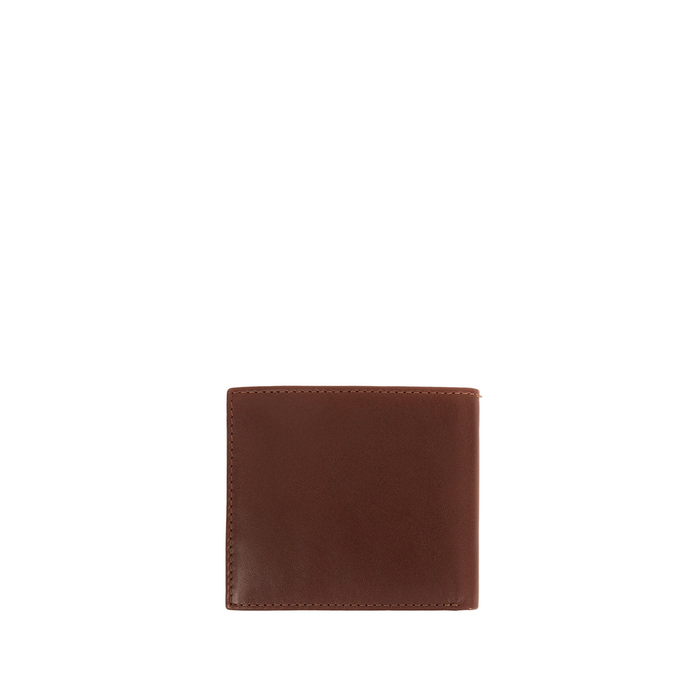 Barbour Colwell Leather Billfold Wallet - Brown
