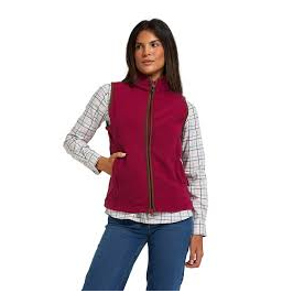 Jack Pyke Ladies Countryman Fleece Gilet - Roselle