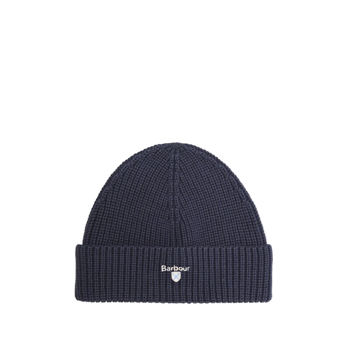 Barbour Cascade Knitted  Beanie  - Navy