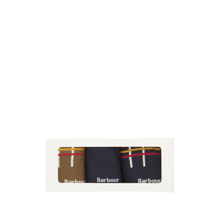 Barbour Tartan Socks Gift Box