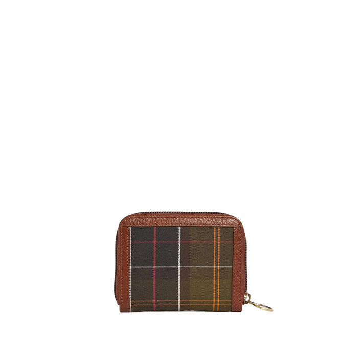Barbour Mini Daphine Tartan Purse - Classic Brown