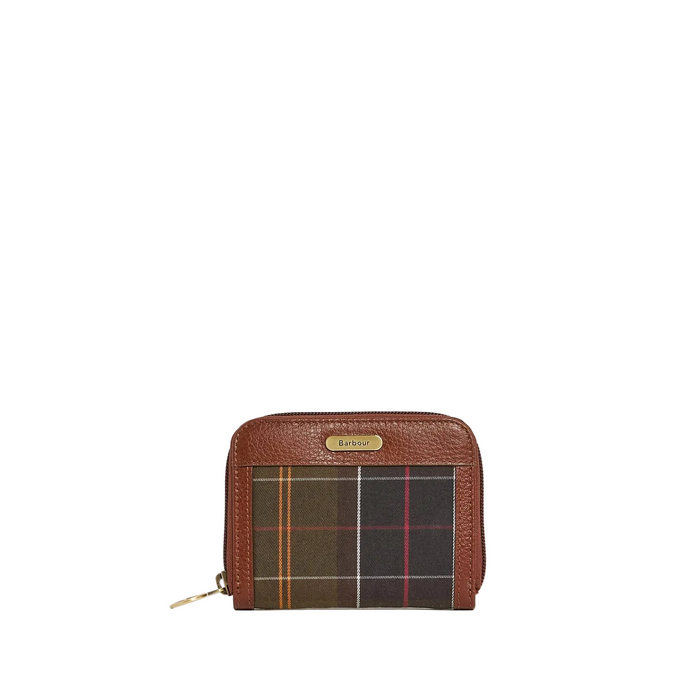 Barbour Mini Daphine Tartan Purse - Classic Brown
