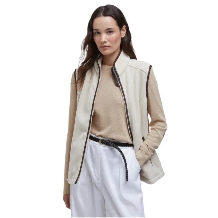 Barbour Ladies Country Colton Fleece Gilet -  Pearl