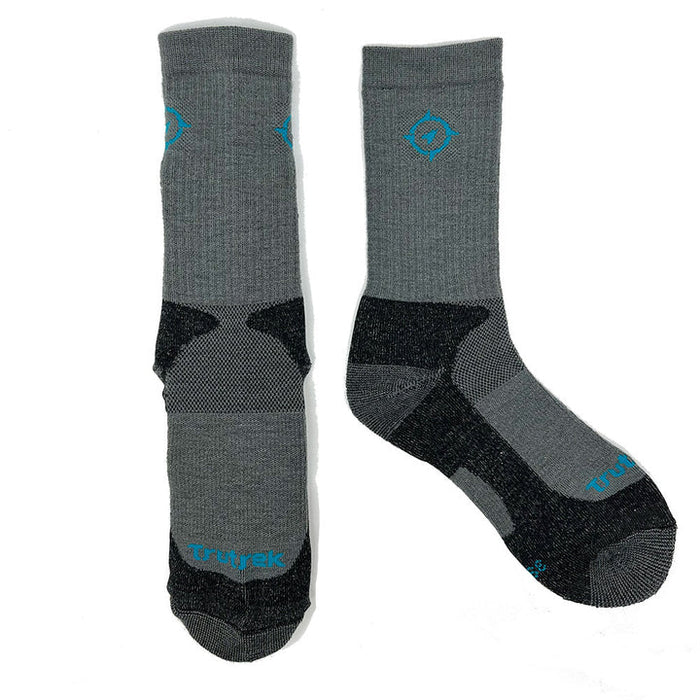 Trutrek Socks Merino Hiker Mid Weight -Grey Navy