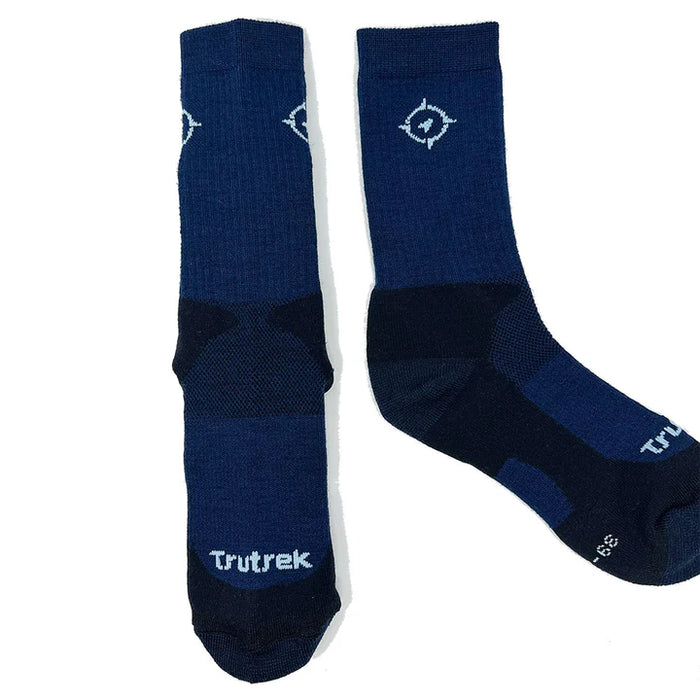 Trutrek Socks Merino Hiker Mid Weight -Grey Navy