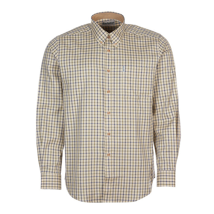 Barbour Sporting Tattersall Regular Long-Sleeved Shirt - Navy/Olive