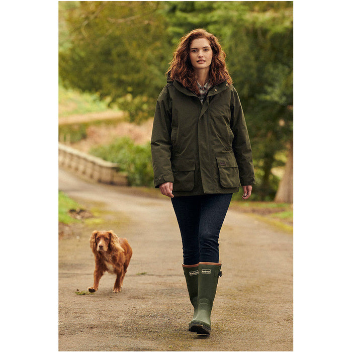 Barbour Ladies Tempest Wellington Olive