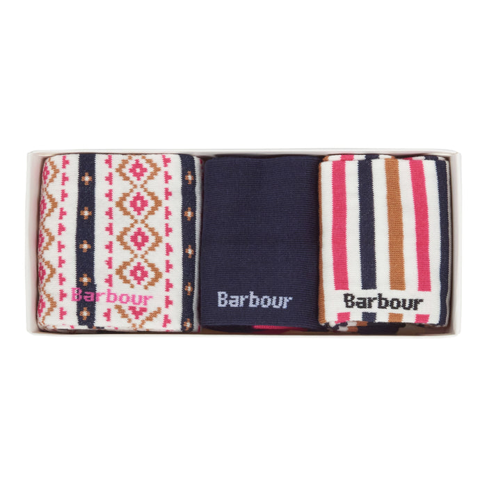 Barbour Claudia Fairisle Sock Gift Set