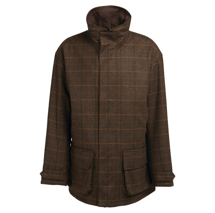 Barbour Wool Beaconsfield Mens Jacket- Burnhill Brown Check