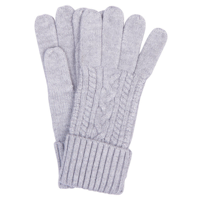 Barbour Alnwick Knitted Gloves  Grey