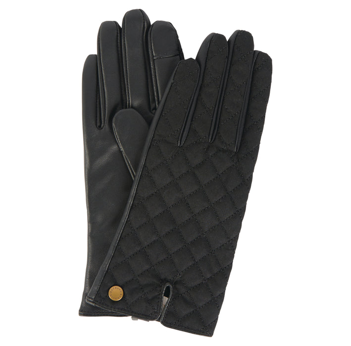 Barbour Scarlet Gloves  - Black