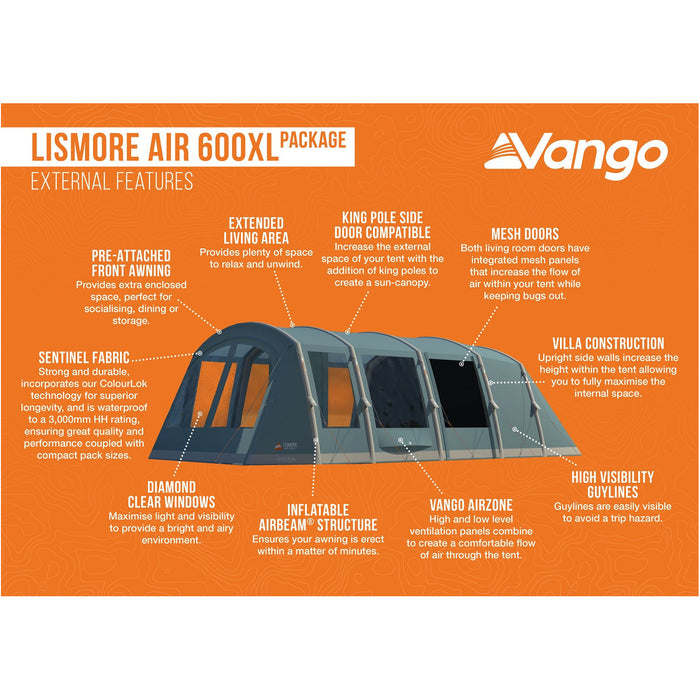 Vango Lismore AIR 600XL Tent